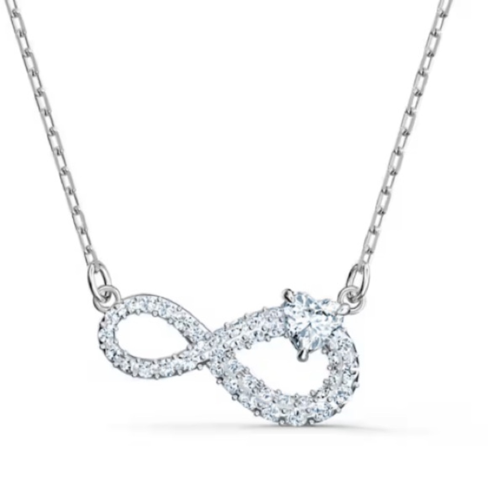 Swarovski infinity hyperbola necklace